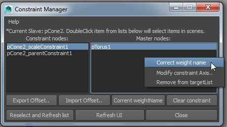 ConstraintLister